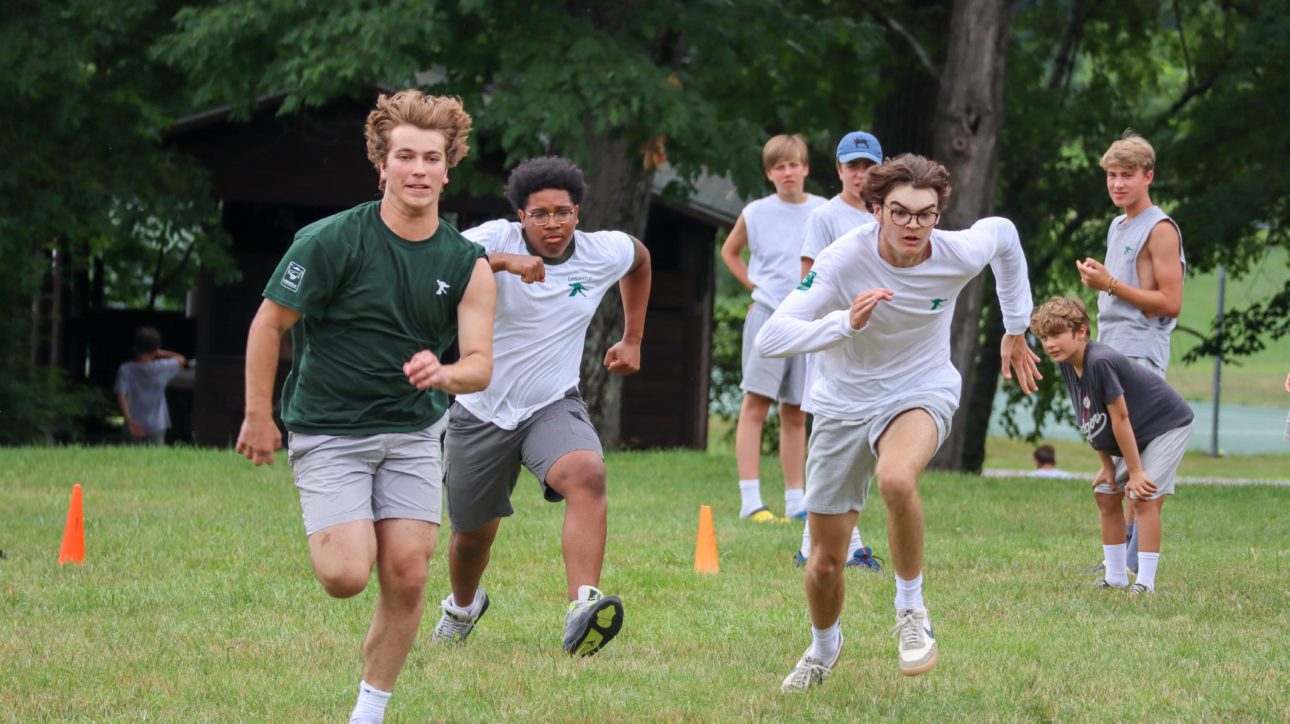Lanakila campers running.