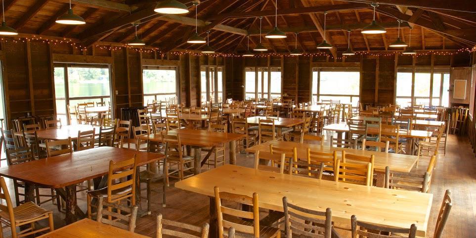 Hive's empty dining hall.